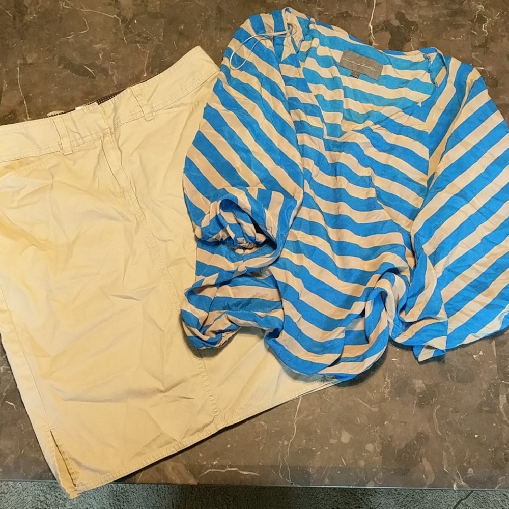 Skirt and shirt